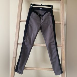 Hudson jeans - grey jeans with black stripe